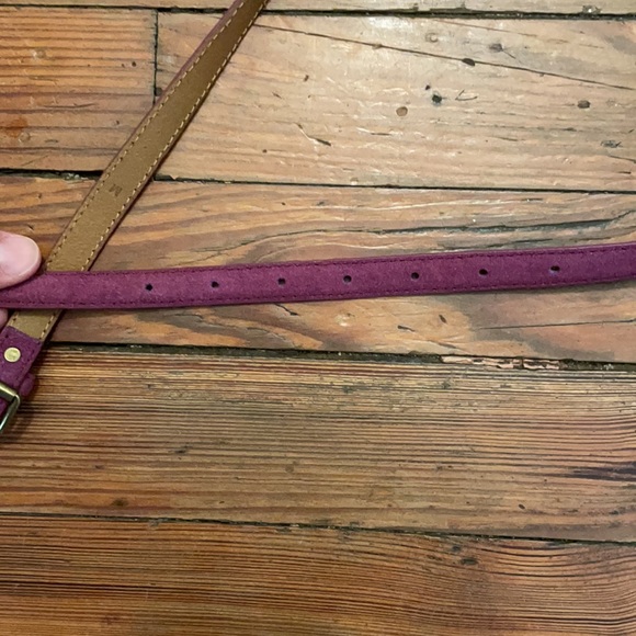 Thin Purple J. Crew Belt - Picture 4 of 4